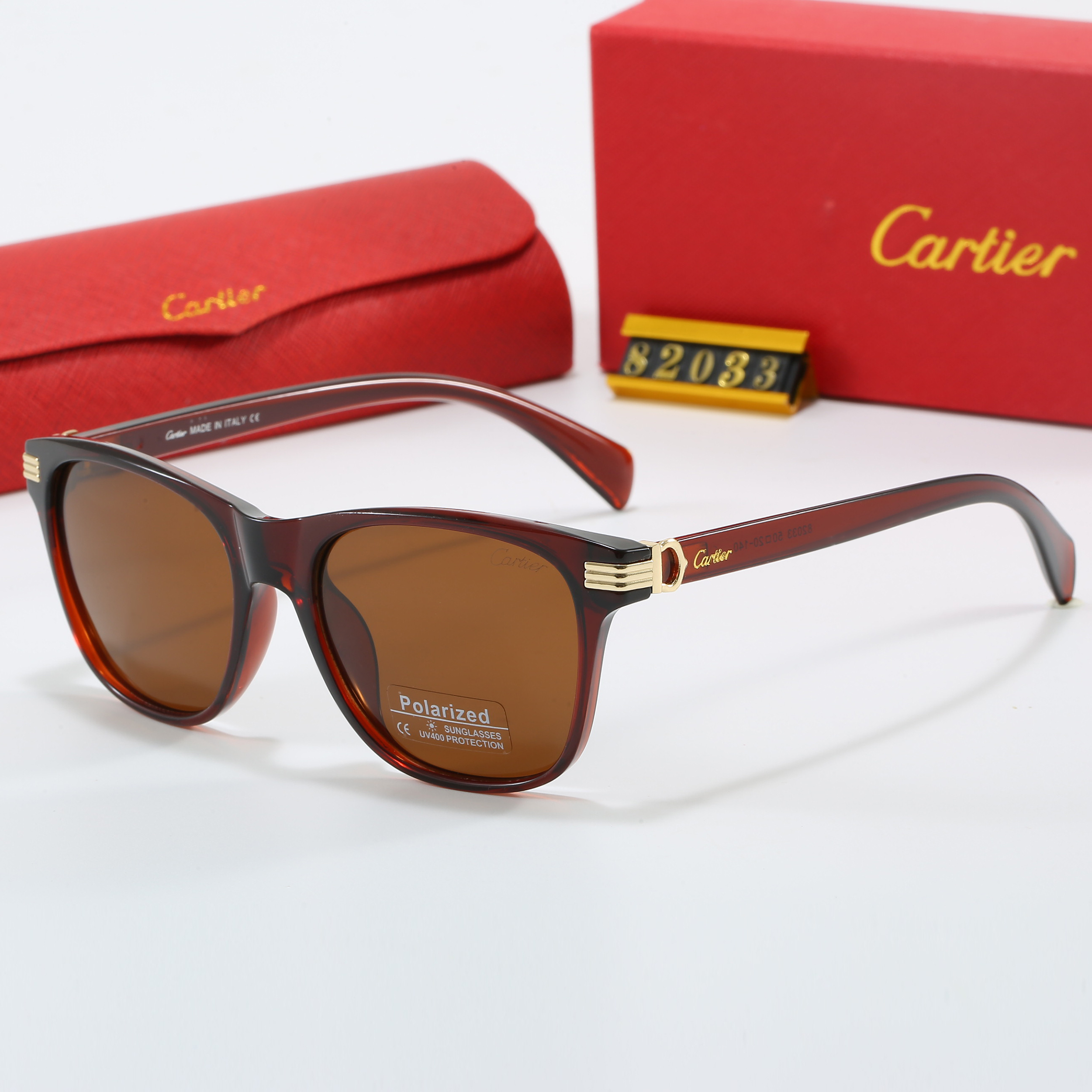 Cartier sunglasses with box 82033 - Image 7