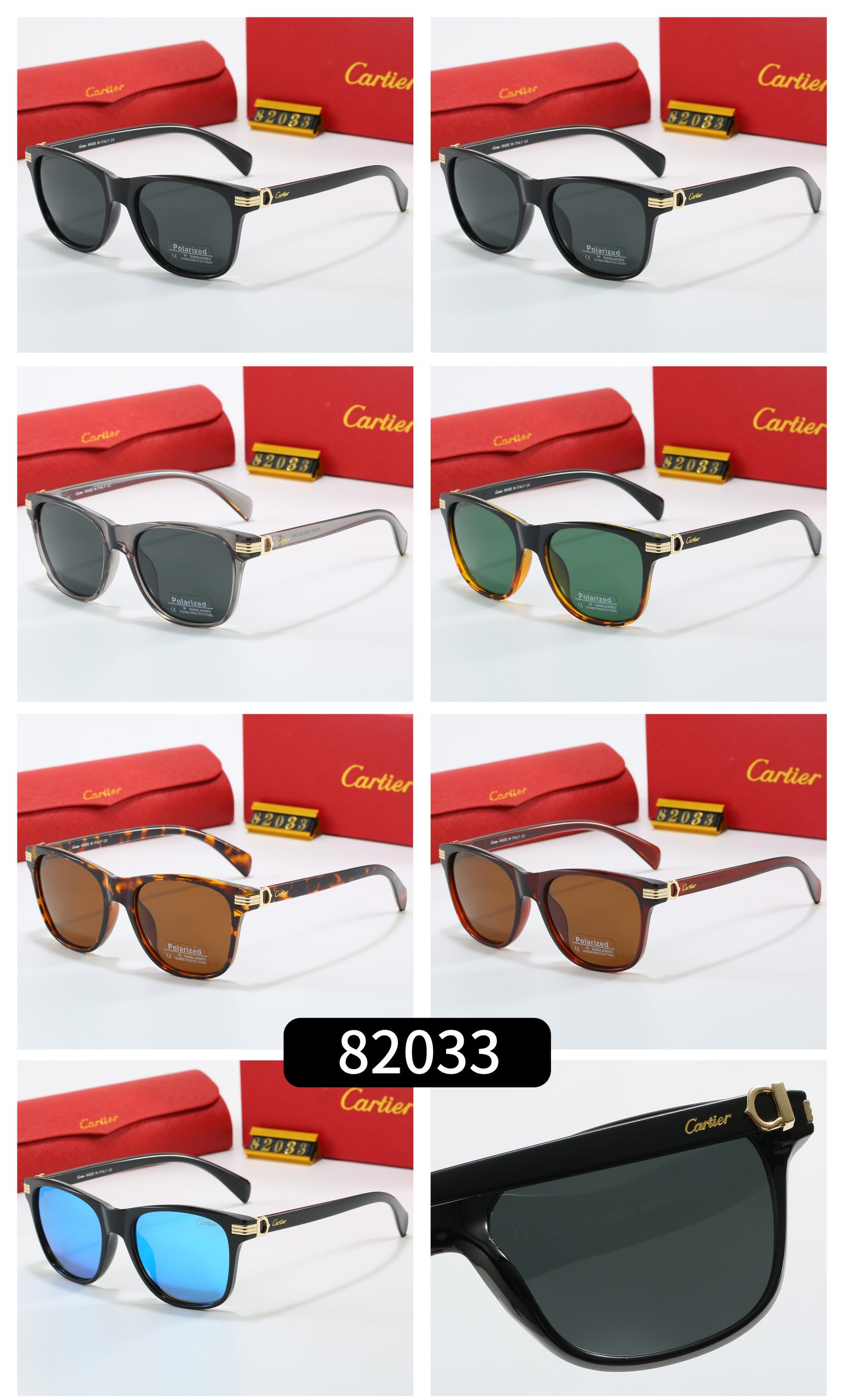 Cartier sunglasses with box 82033