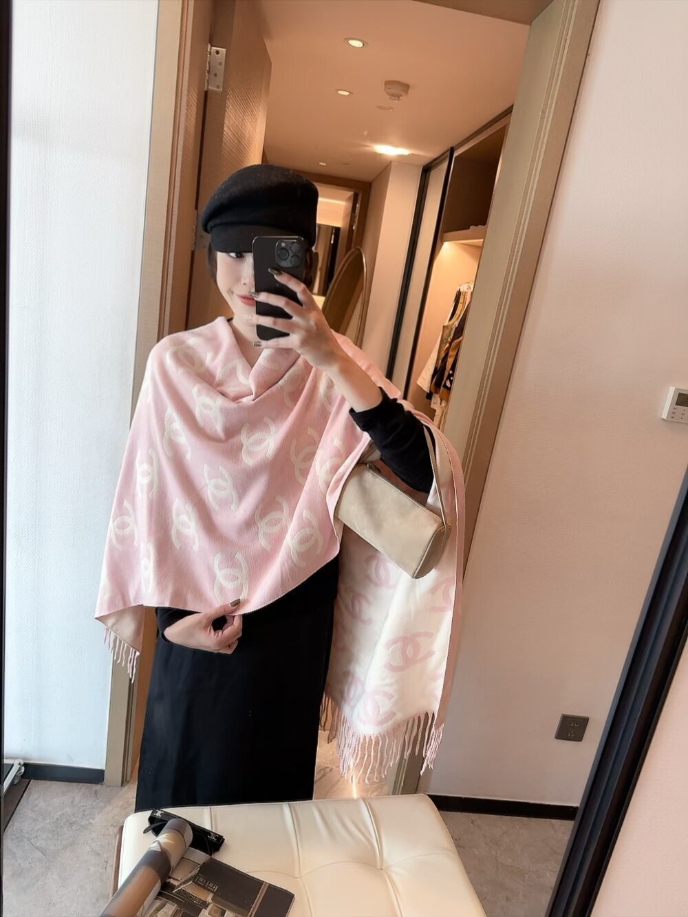 Chanel cashmere scarf 1 - Image 3