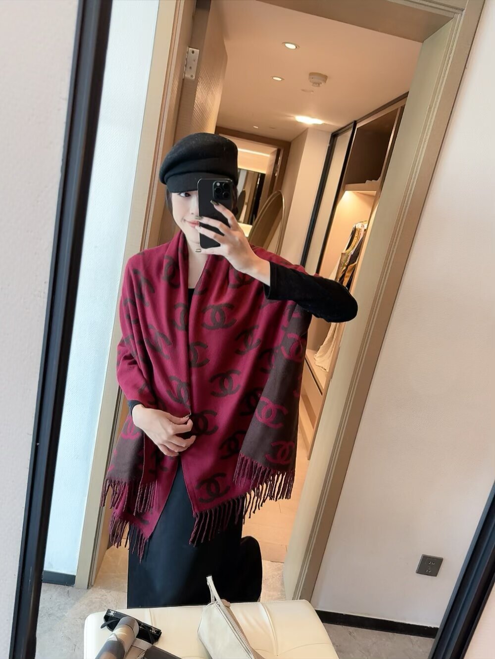 Chanel cashmere scarf 1 - Image 2