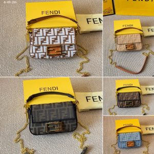 FENDI 5 colors, high-quality baguette bag