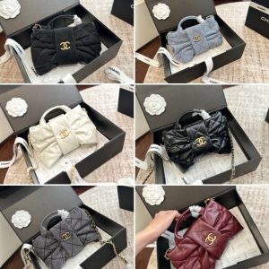 CHANEL Bow Single Shoulder Crossarm Handheld Bow Chain Bag