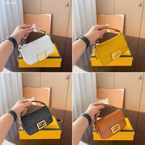 FENDI 4 colors, French stick bag, shoulder crossbody bag, handbag of high quality