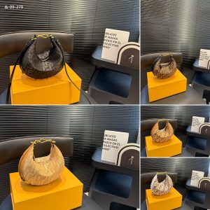 FENDI 5-color, half moon bag, wrist bag of high quality