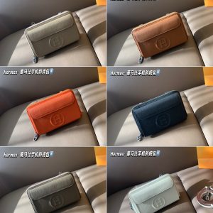 Hermes 6-color, women's shoulder and crossbody phone bag