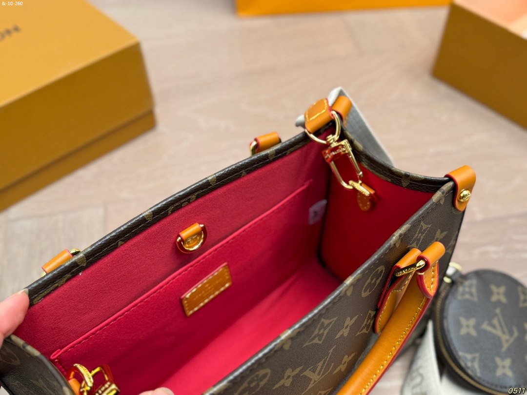 Louis Vuitton women's shoulder cross carrying tote bag, mommy bag - Image 2