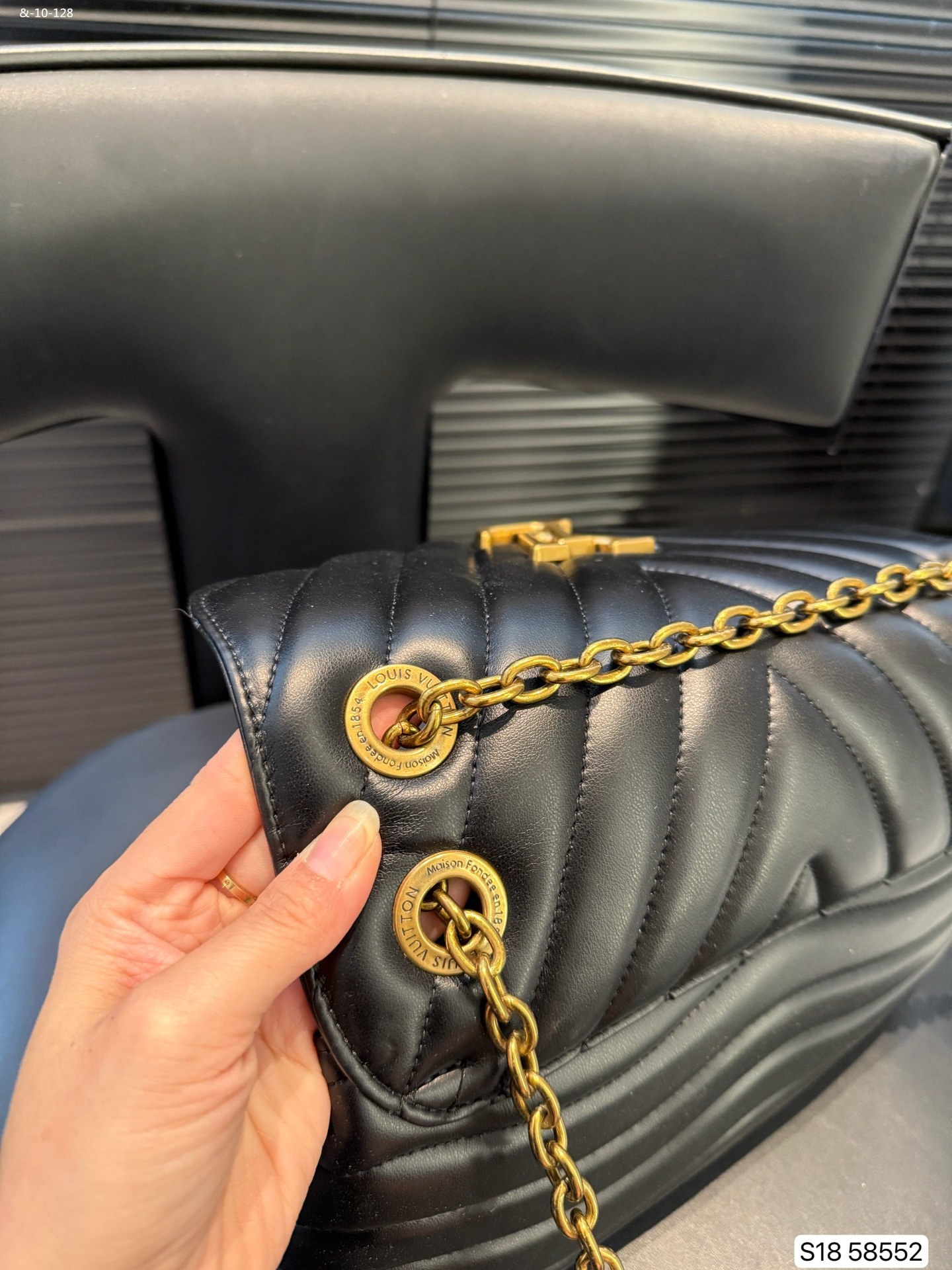 Louis Vuitton women's shoulder cross arm chain bag - Image 3